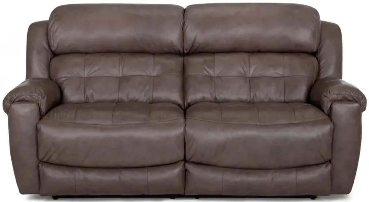 Franklin | Talon Leather Reclining Sofa | Gray