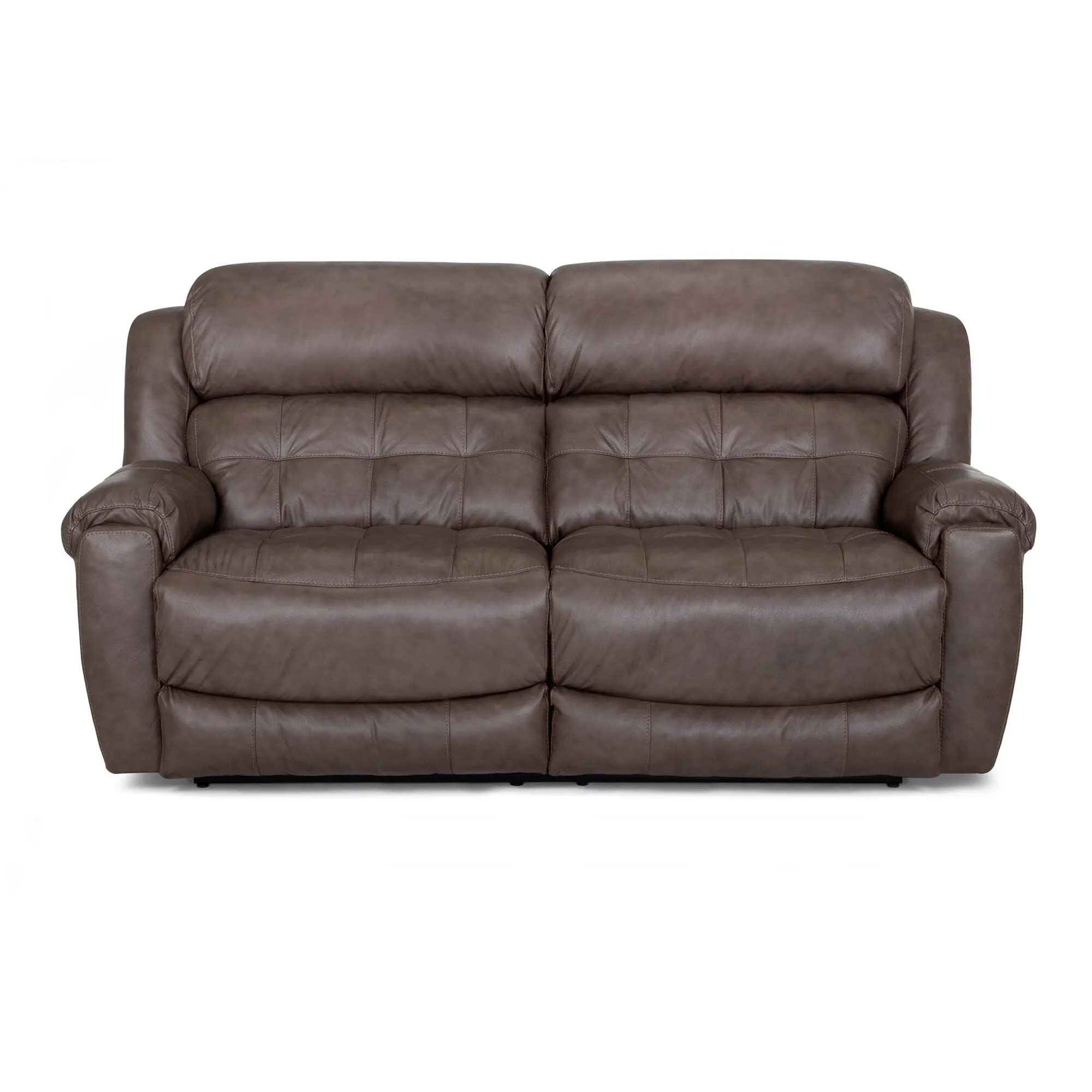 Franklin | Talon Leather Power Reclining Sofa | Gray