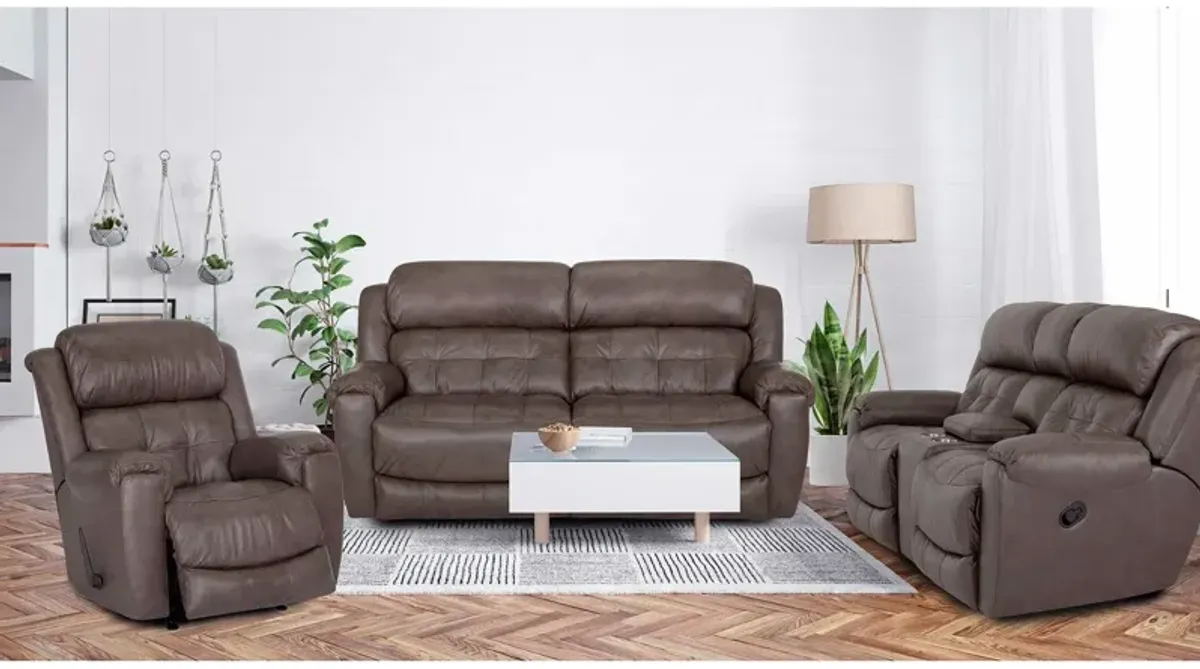 Talon Leather Reclining Sofa