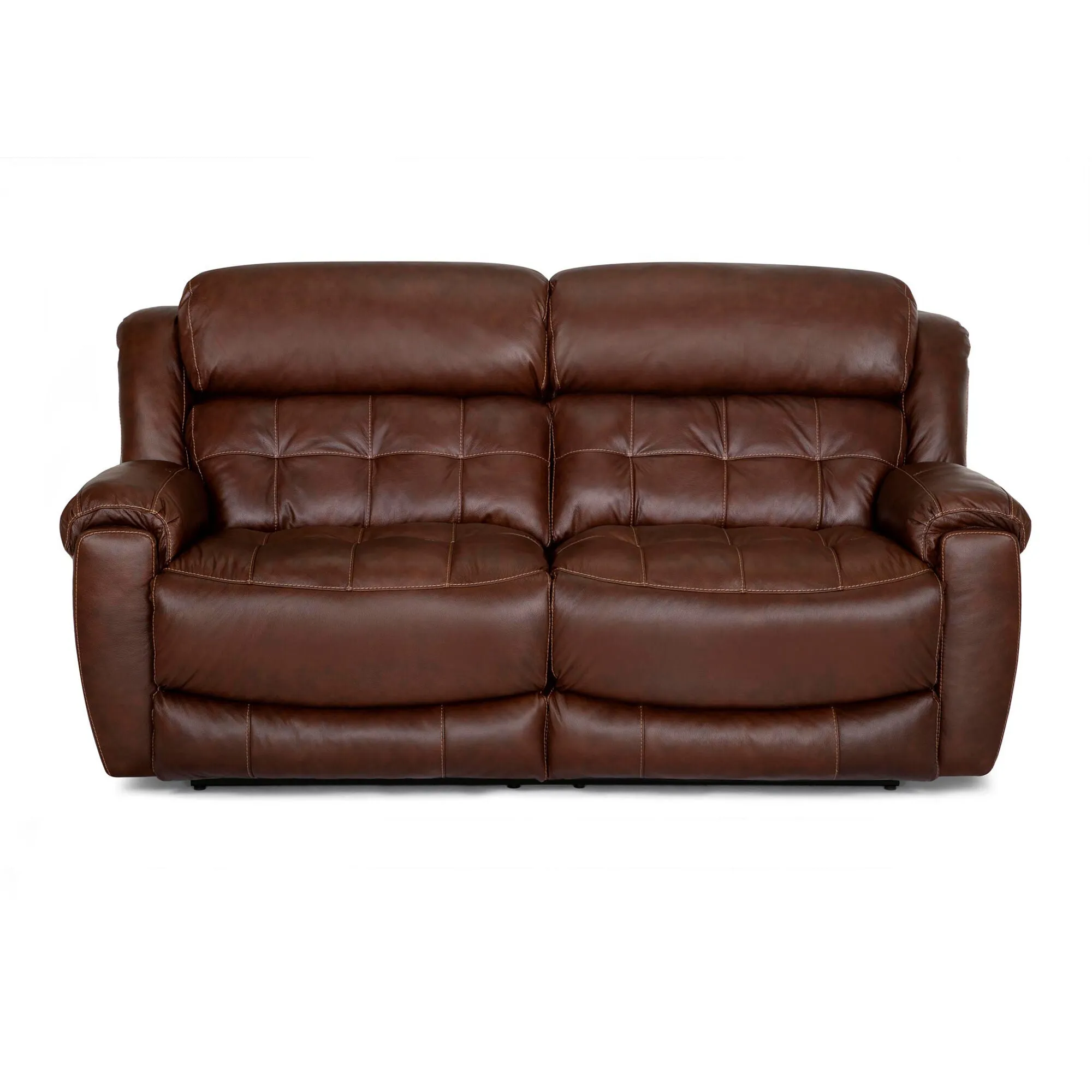 Franklin | Talon Leather Reclining Sofa | Brown