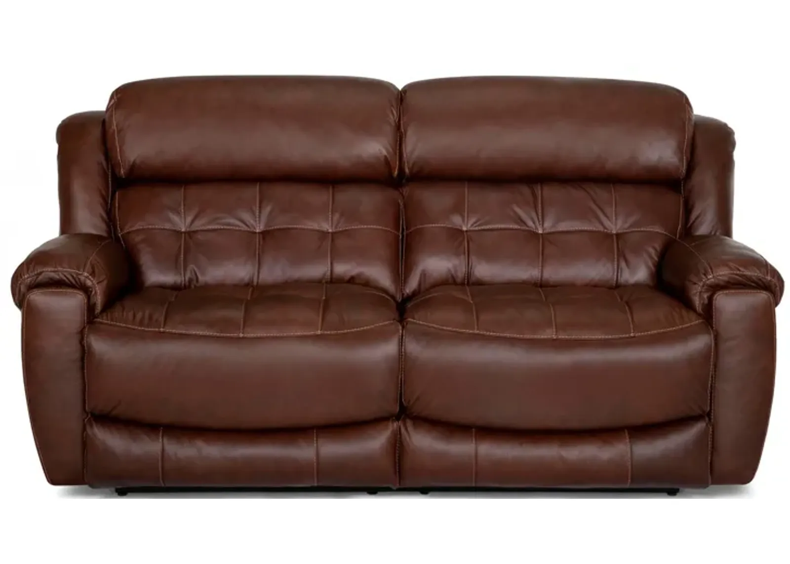 Franklin | Talon Leather Reclining Sofa | Brown