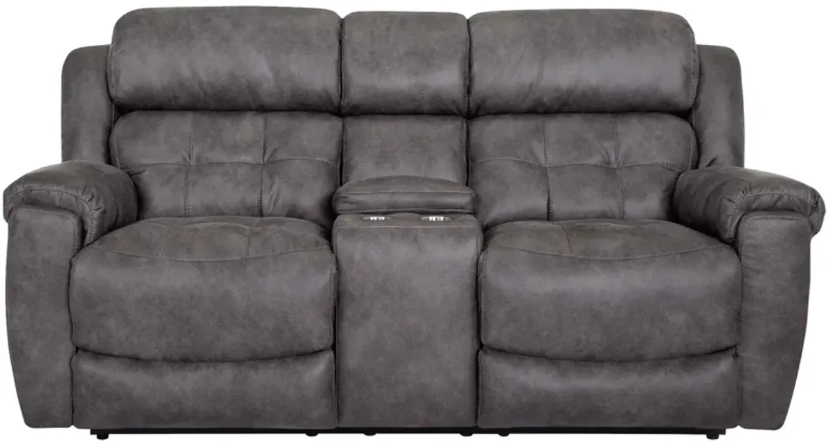 Talon Reclining Console Loveseat