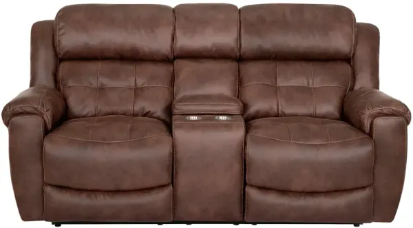 Talon Power Reclining Console Loveseat