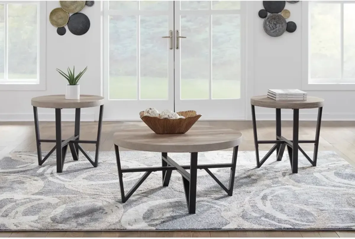 Deanlee Set of 3 Tables