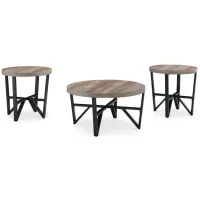 Deanlee Gray Set of 3 Tables
