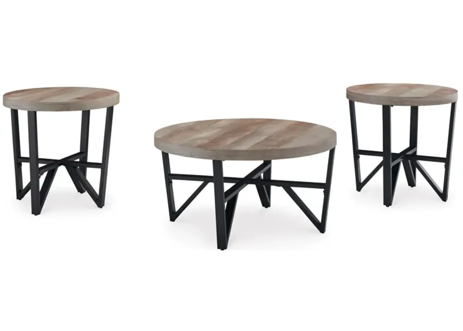 Ashley Furniture | Deanlee Set of 3 Coffee Tables | Gray