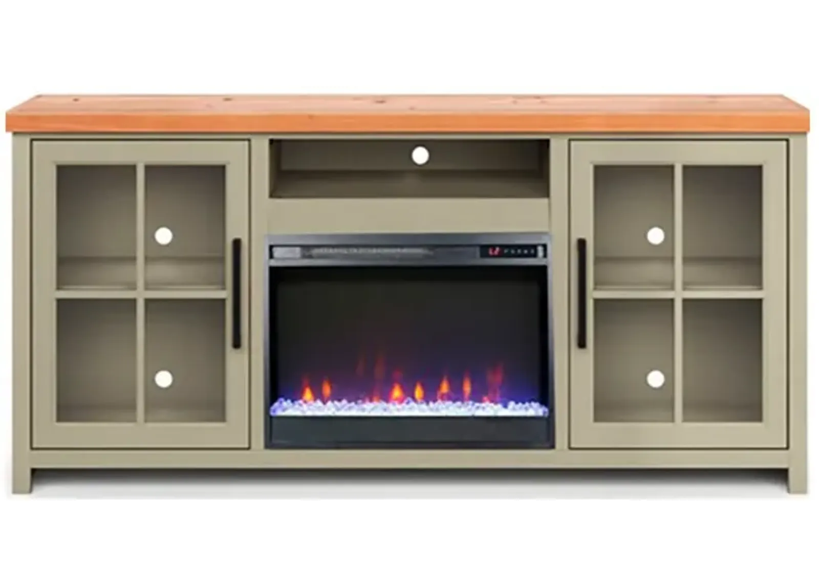 | Vineyard 72" Fireplace Console | Sage