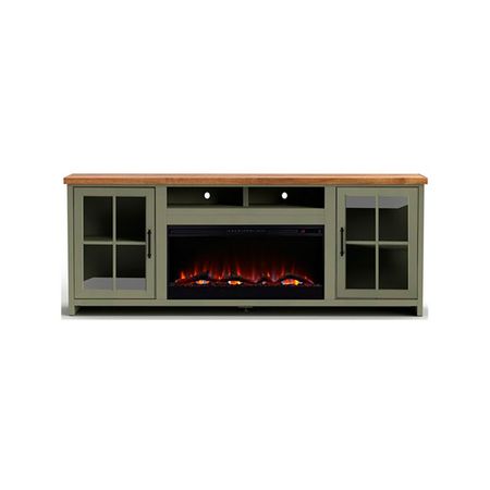 Vineyard Sage 88" Fireplace Console