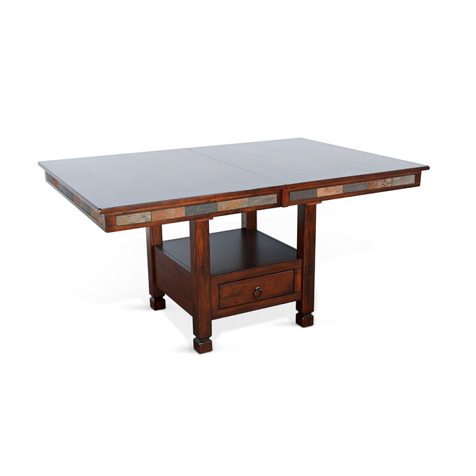 Sedona Dark Chocolate Adjustable Height Dining Table