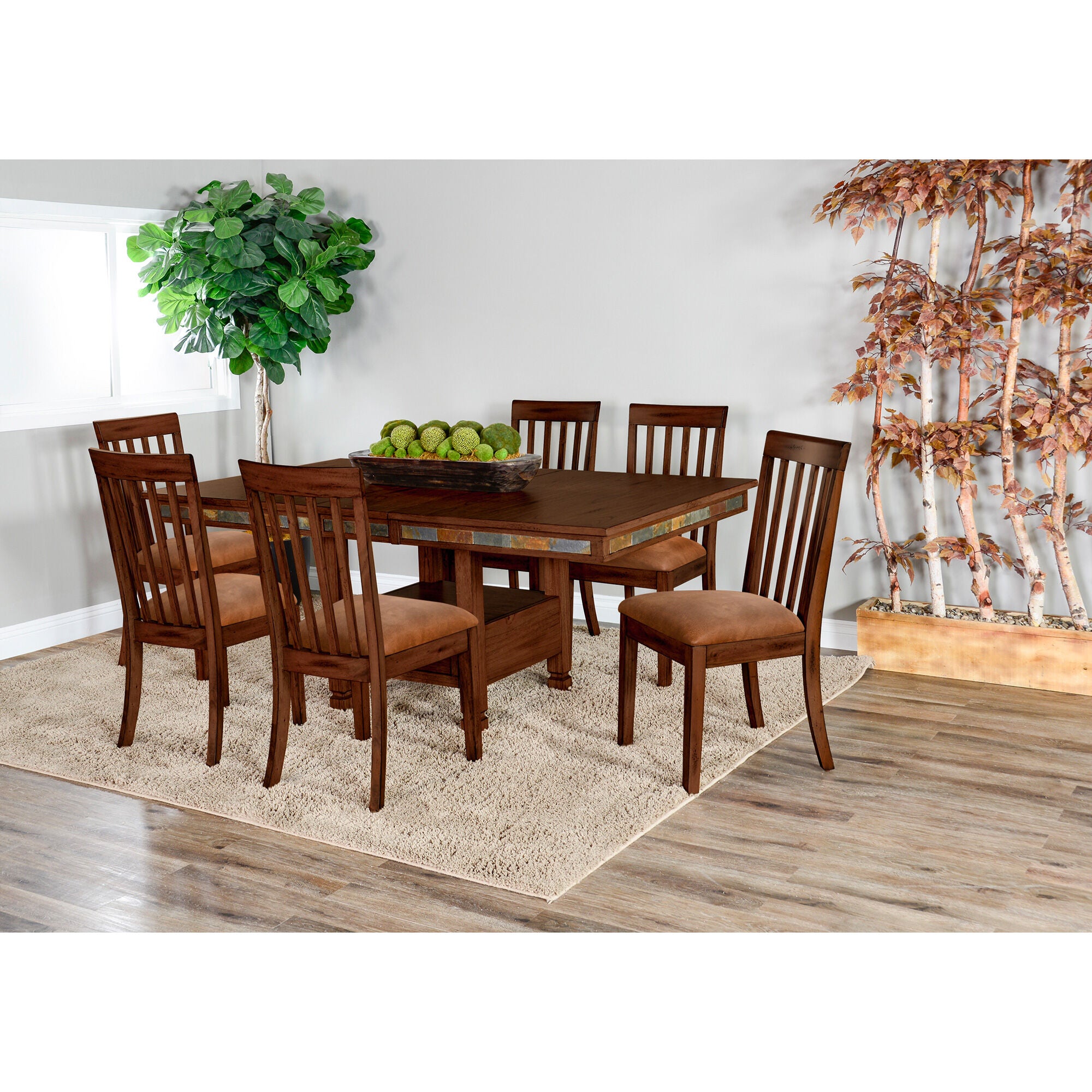 Sunny Designs | Sedona 5 Piece Dining Set | Dark Chocolate