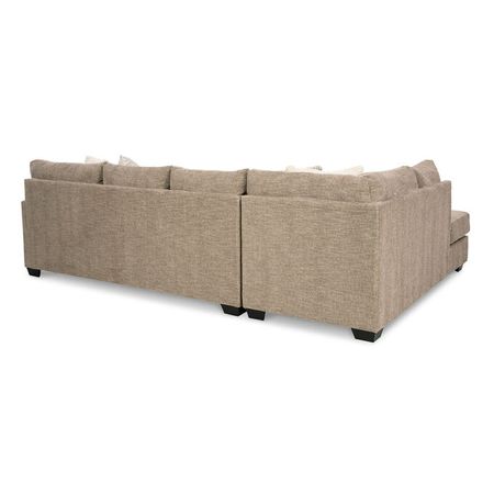 Creswell Stone 2 Piece Right Sofa Chaise Sectional