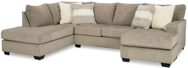 Ashley Furniture Creswell 2 Piece Right Sofa Chaise Sectional