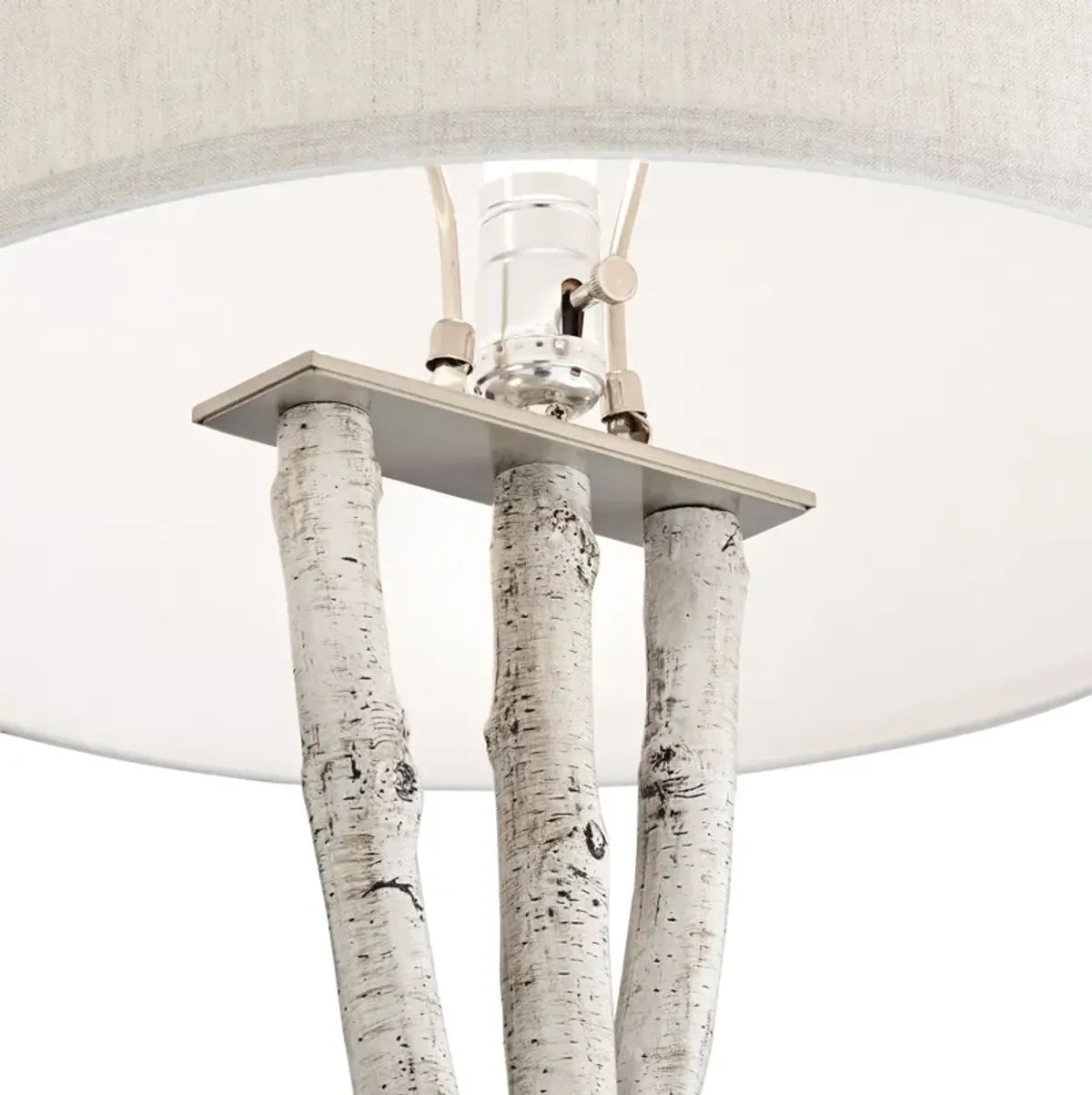 White Forest Floor Lamp