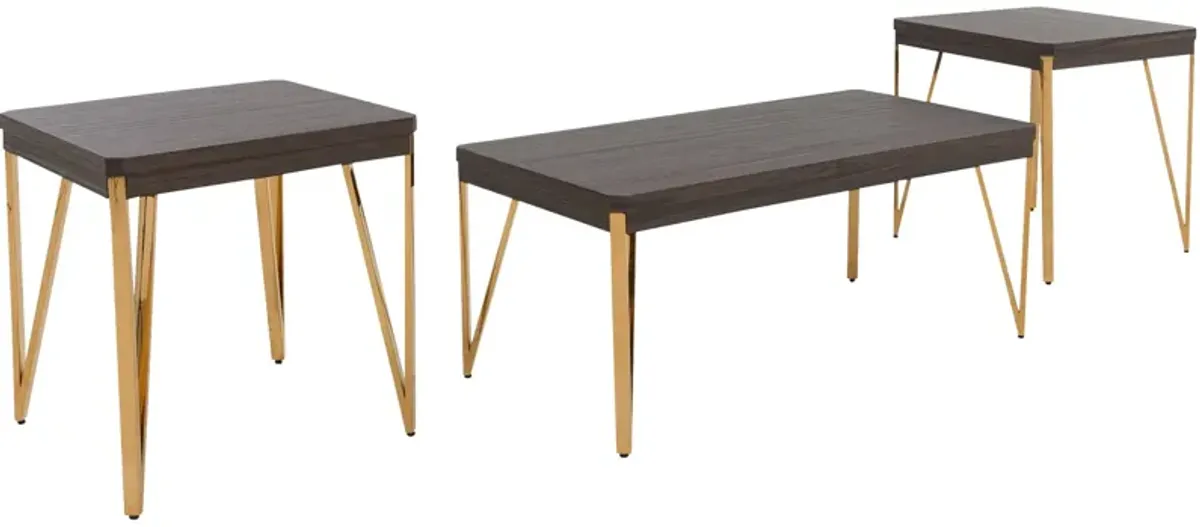 Ashley Furniture | Bandyn Set of 3 Occasional Coffee Tables | Brown