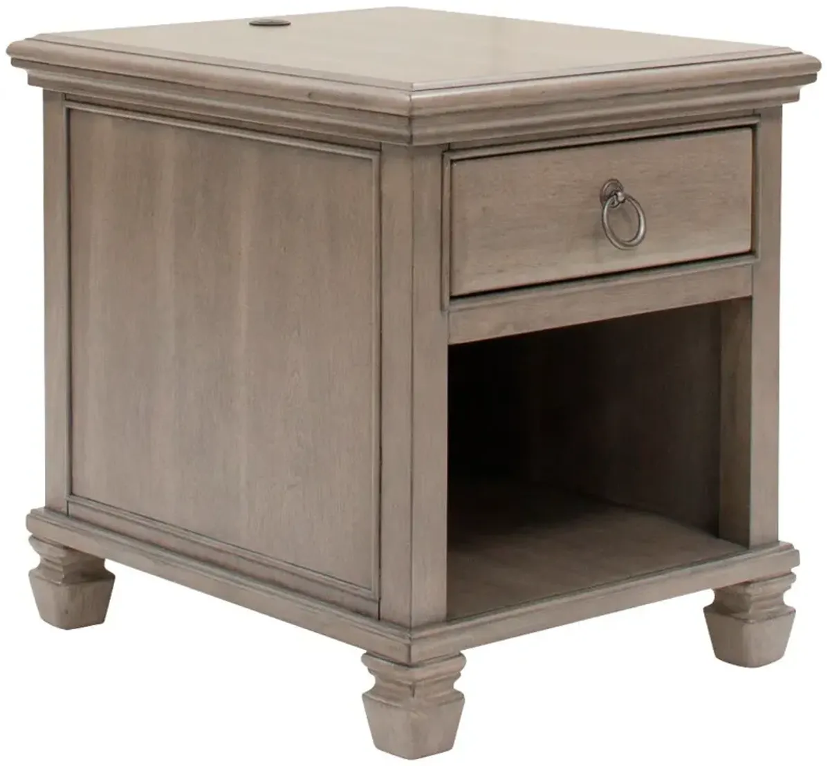 Ashley Furniture | Lexorne Rectangular End Table | Gray