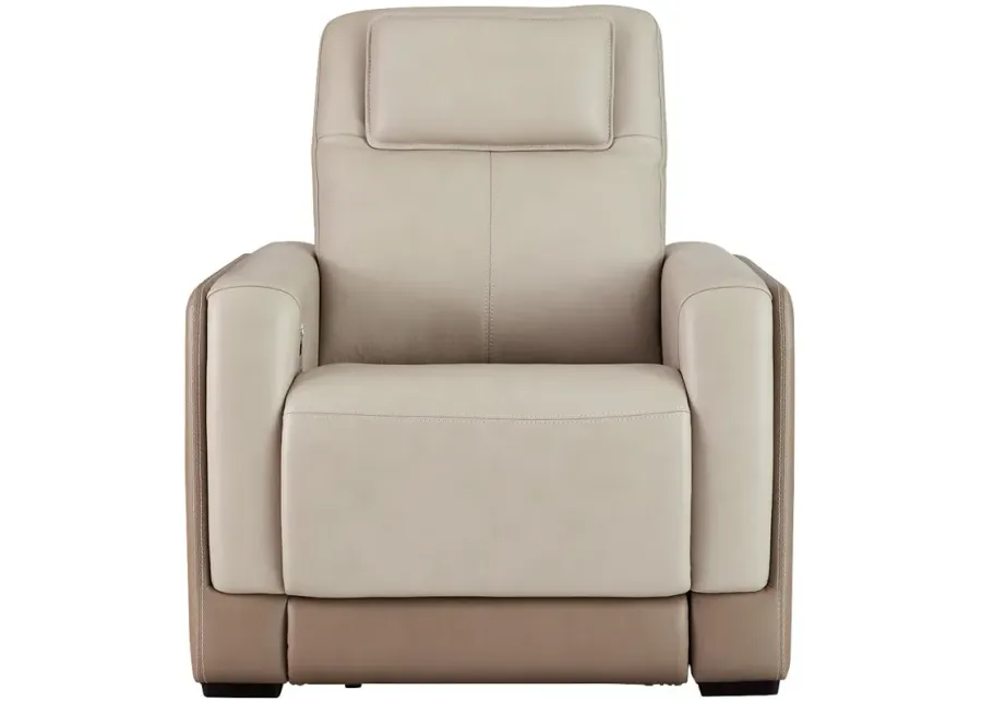 Ashley Furniture | Battleville Power Recliner Chair | Almond