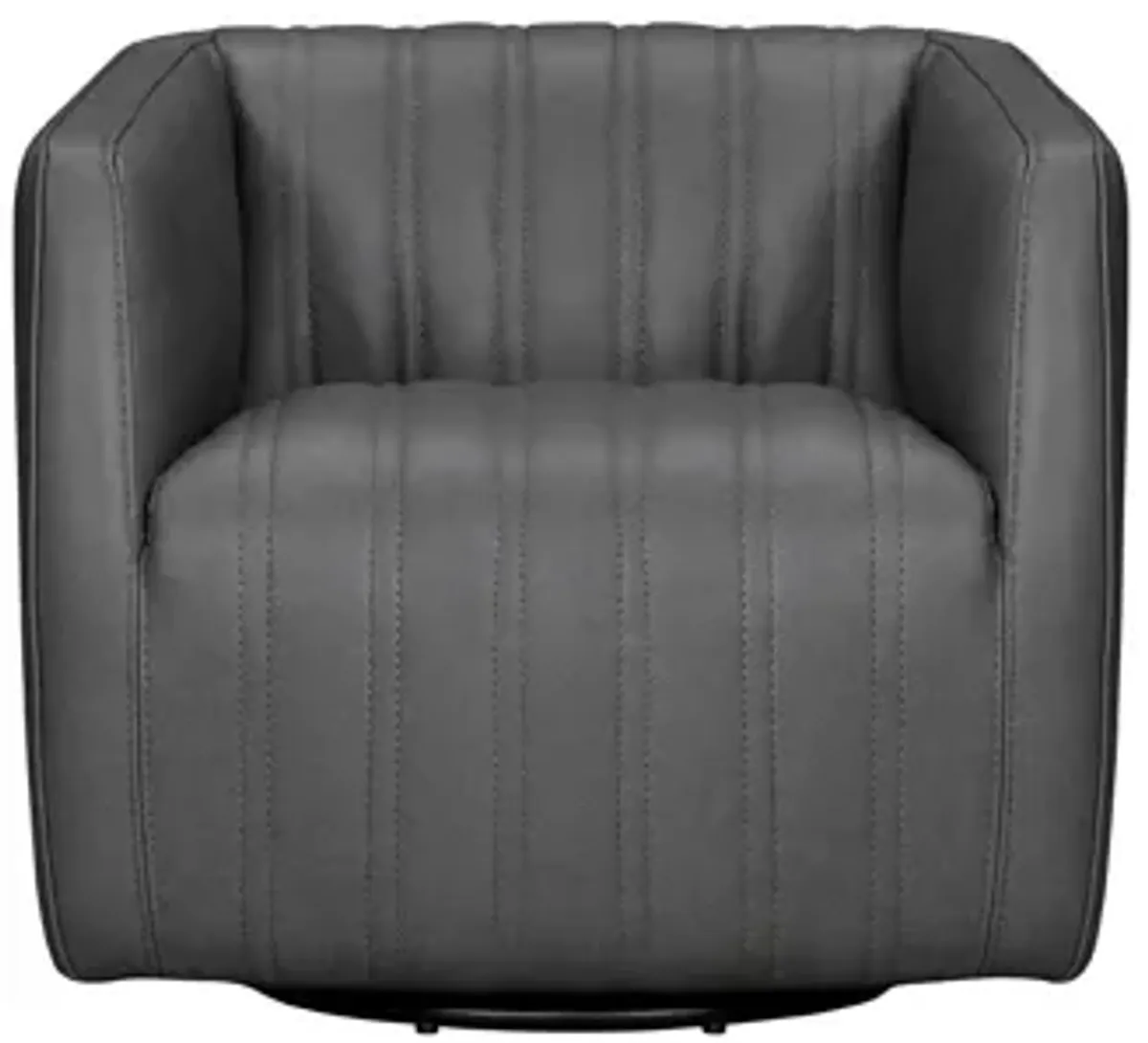 Koji Leather Swivel Chair