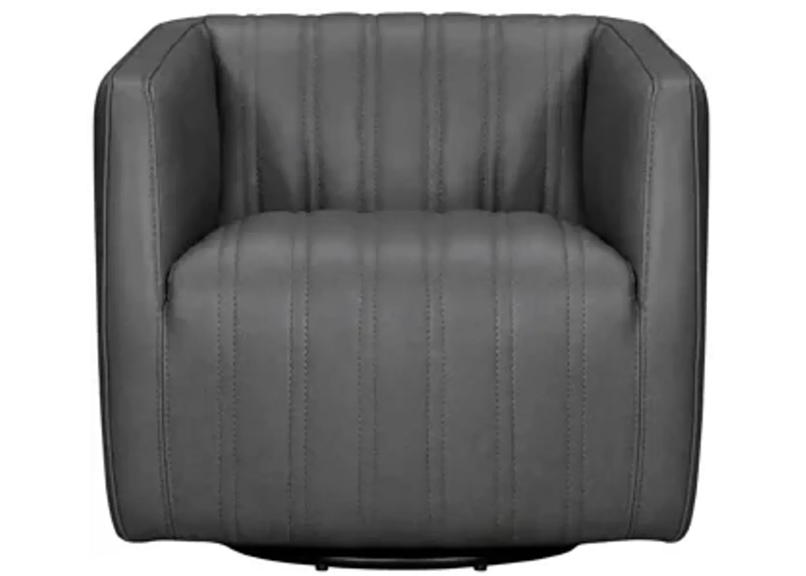 Koji Leather Swivel Chair