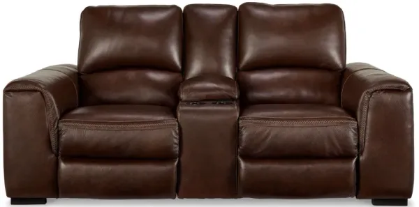 Alessandro Power Reclining Console Loveseat
