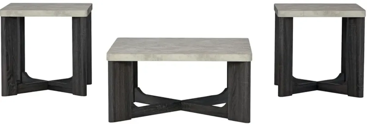 Ashley Furniture | Sharstorm Set of 3 Coffee Tables | Gray