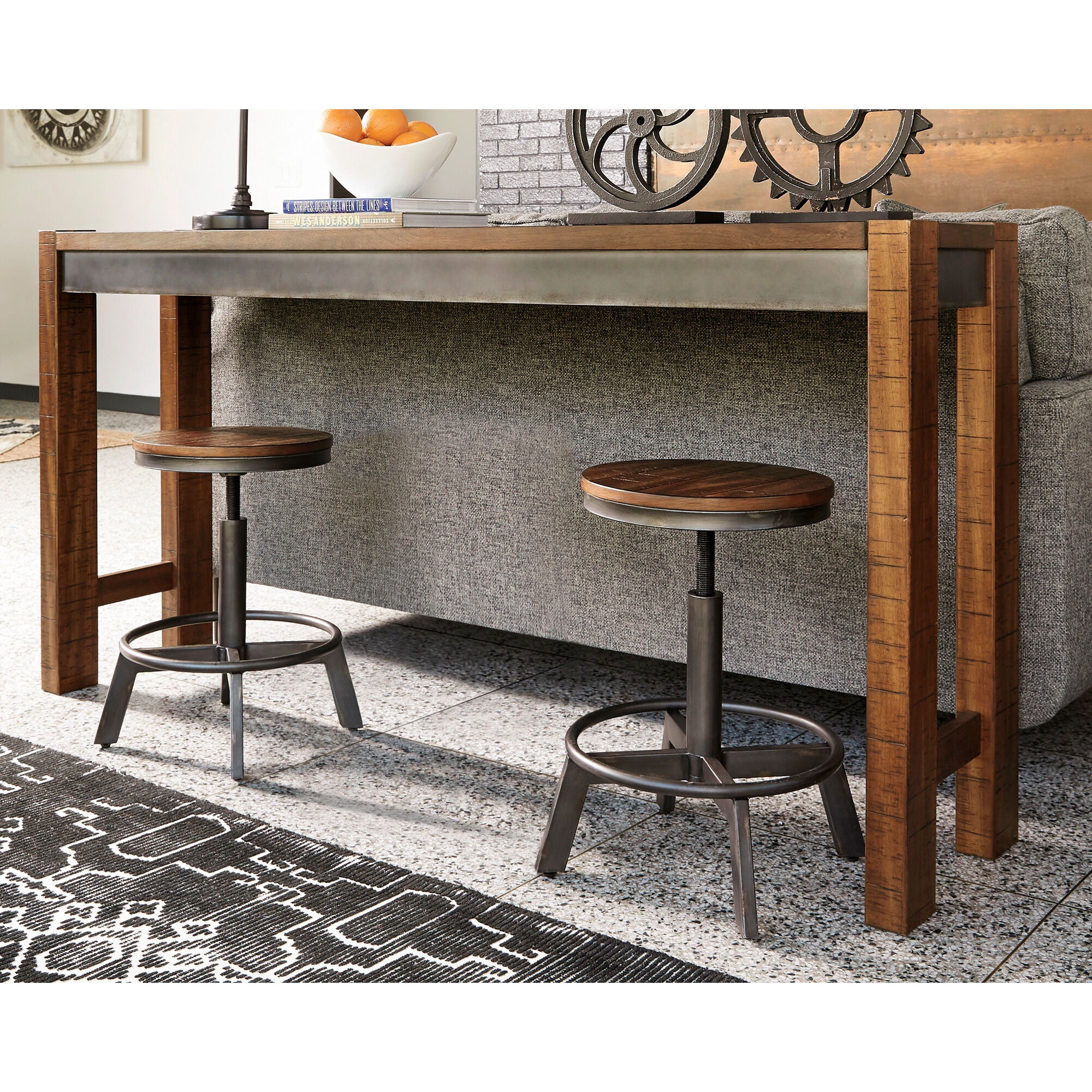 Ashley Furniture | Torjin 3 Piece Counter Dining Set | Brown