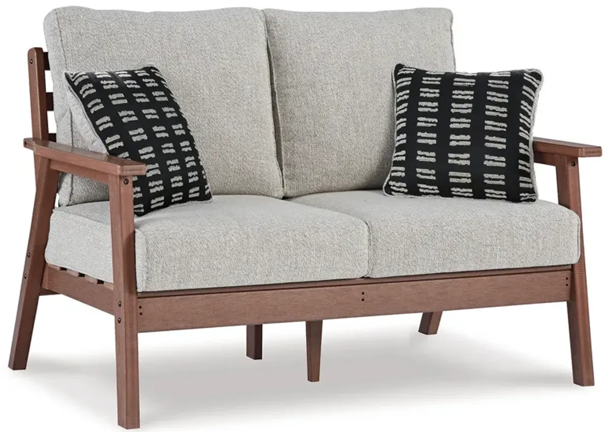 Ashley Furniture | Emmeline Loveseat with Cushion | Brown