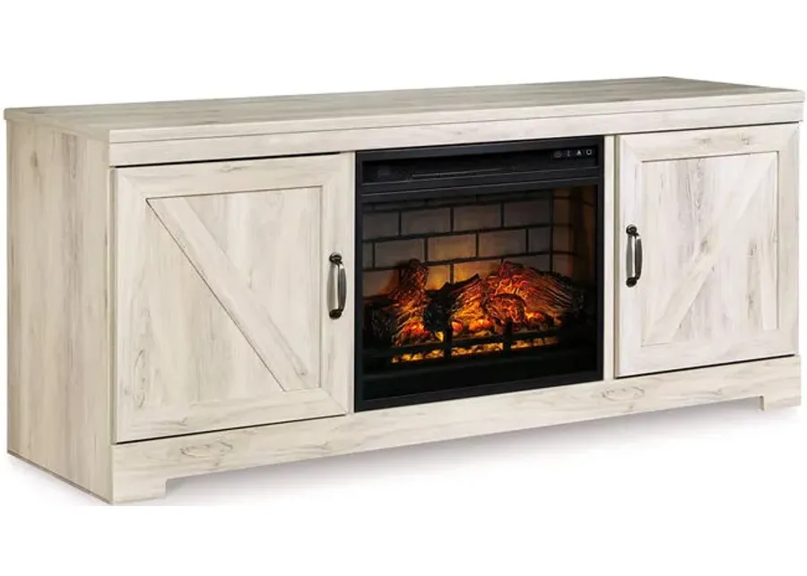 Bellaby Whitewash 63" Electric Fireplace Console