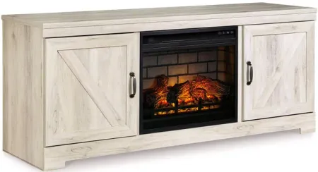 Bellaby Whitewash 63" Electric Fireplace Console