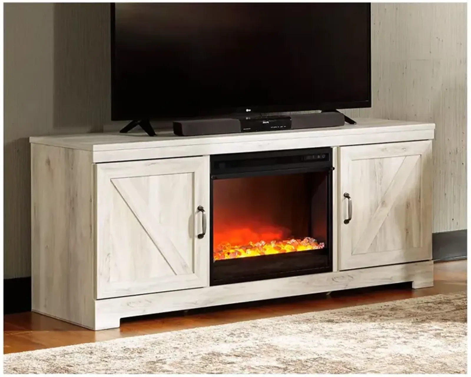 Bellaby 63 Inch Fireplace Console