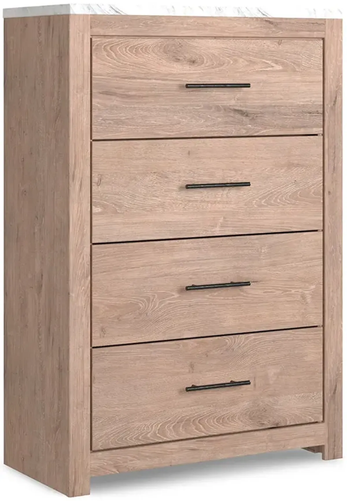 Ashley Furniture | Senniberg 4 Drawer Chest | Light Brown