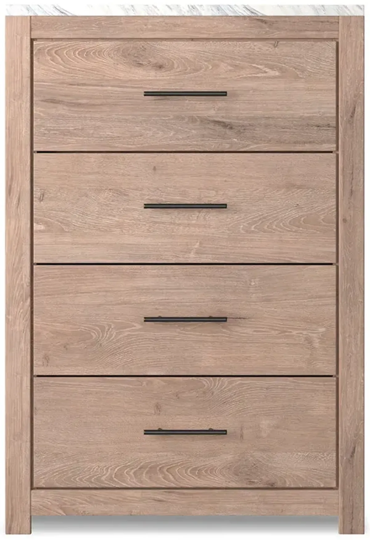 Ashley Furniture | Senniberg 4 Drawer Chest | Light Brown