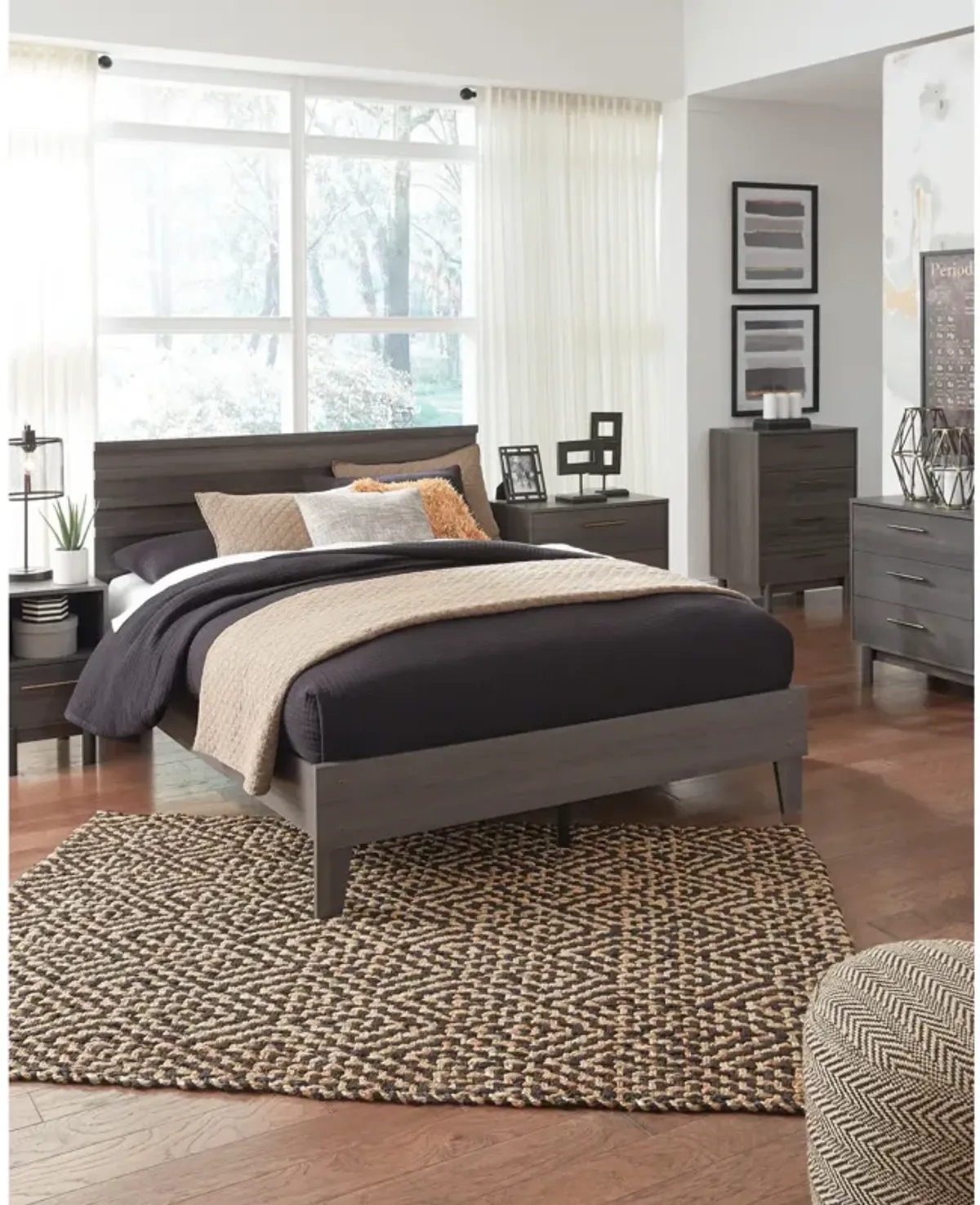 Brymont Panel Platform Bed