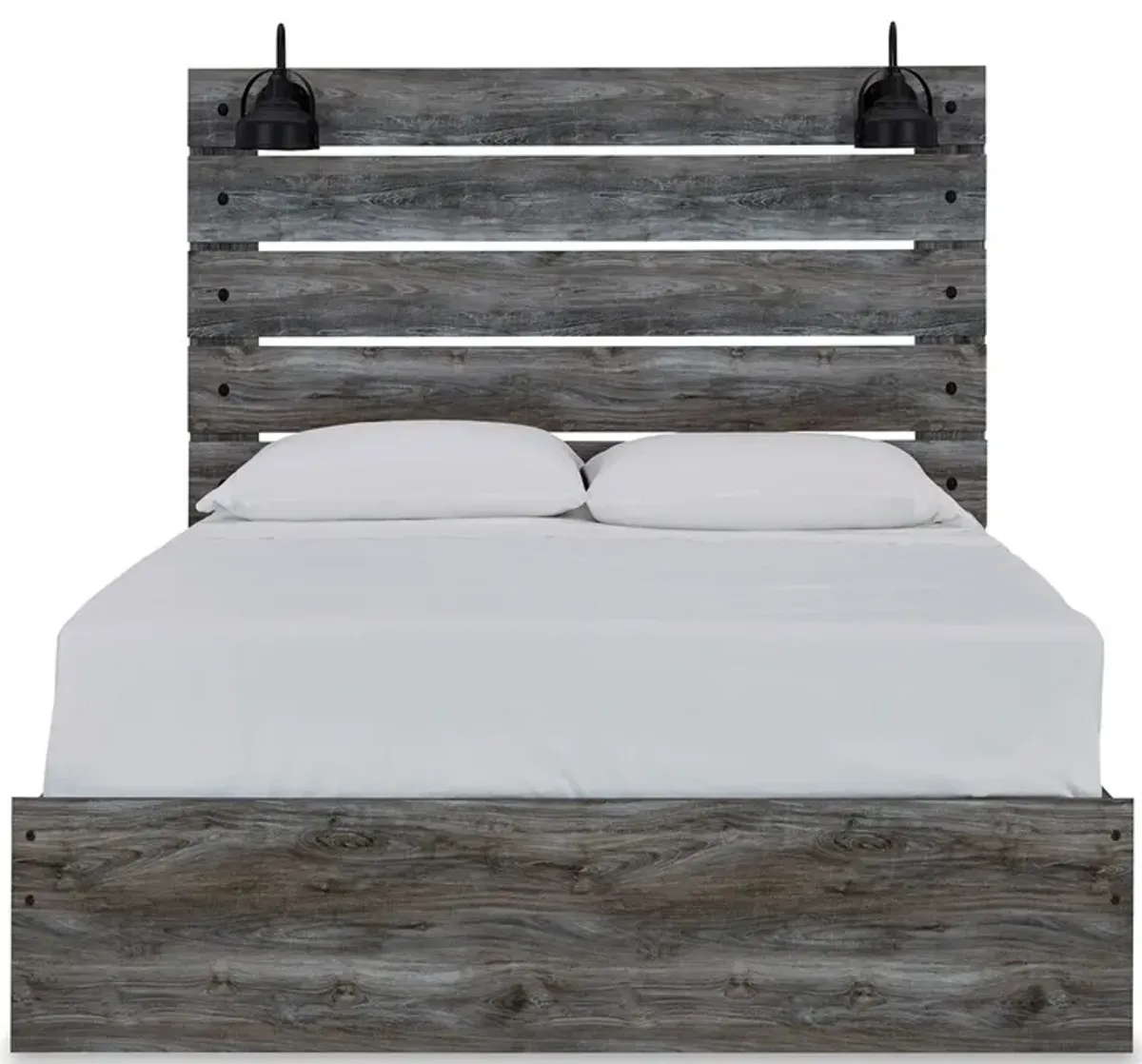 Baystorm Panel Bed with Sconces