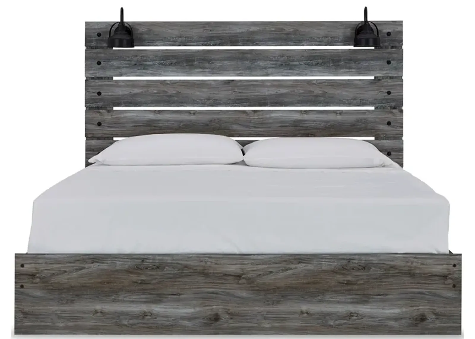 Baystorm Panel Bed with Sconces