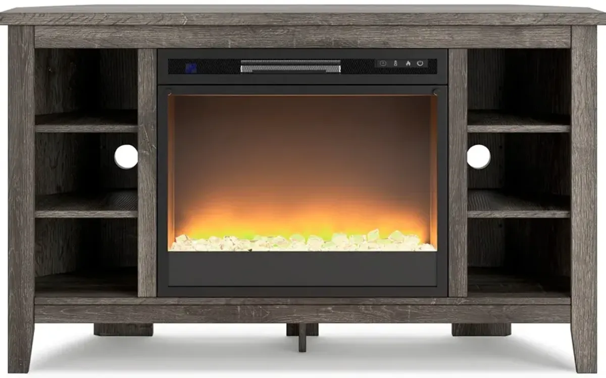 Ashley Furniture | Arlenbry 48" Electric Fireplace Corner Console | Gray