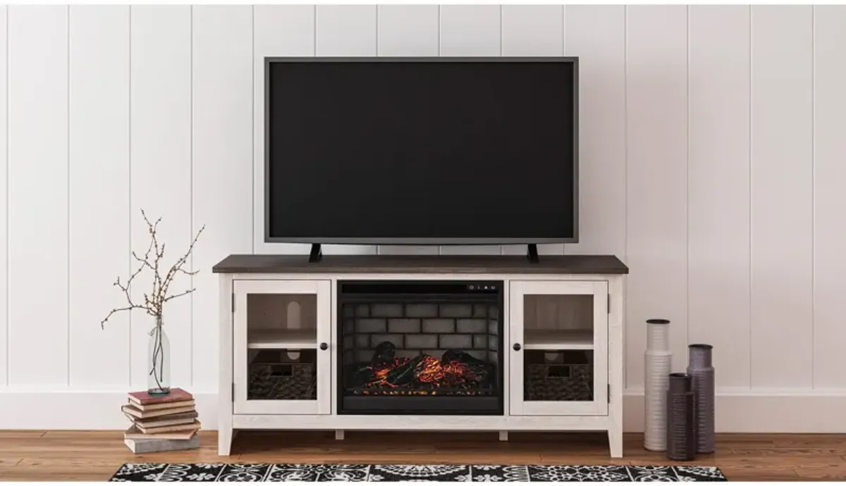 Dorrinson 60 Inch Infrared Electric Fireplace Console