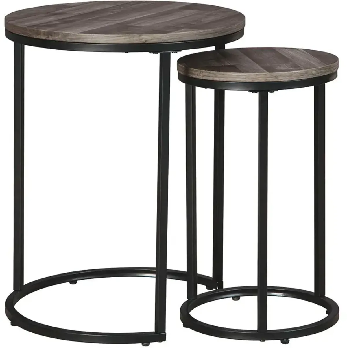 Ashley Furniture | Briarsboro Set of 2 Accent Tables | Gray