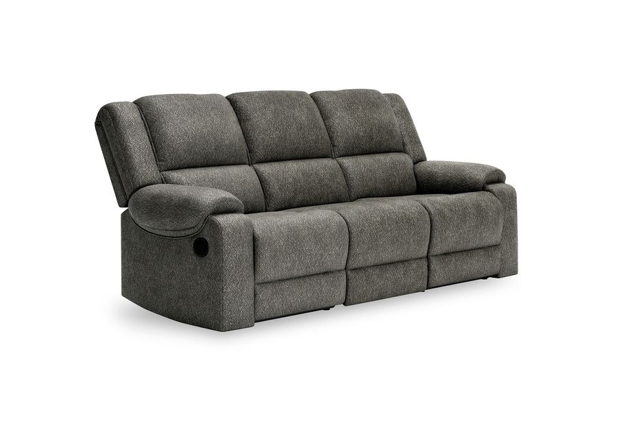 Ashley Furniture | Benlocke 3 Piece Reclining Sofa | Flannel