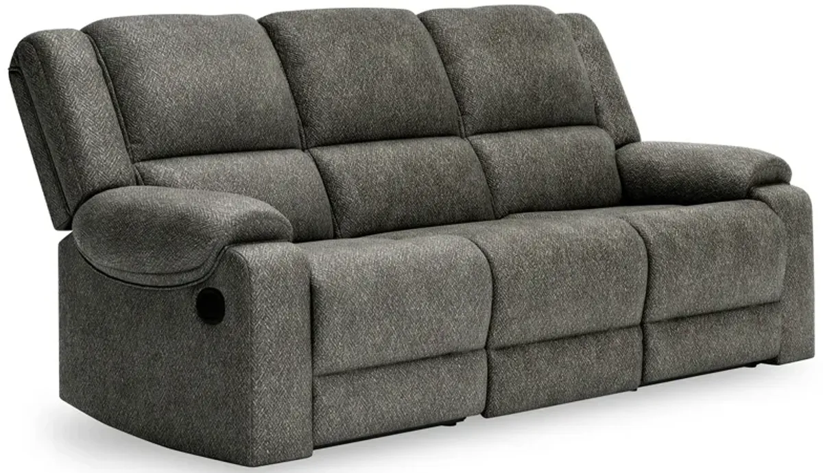 Ashley Furniture | Benlocke 3 Piece Reclining Sofa | Flannel