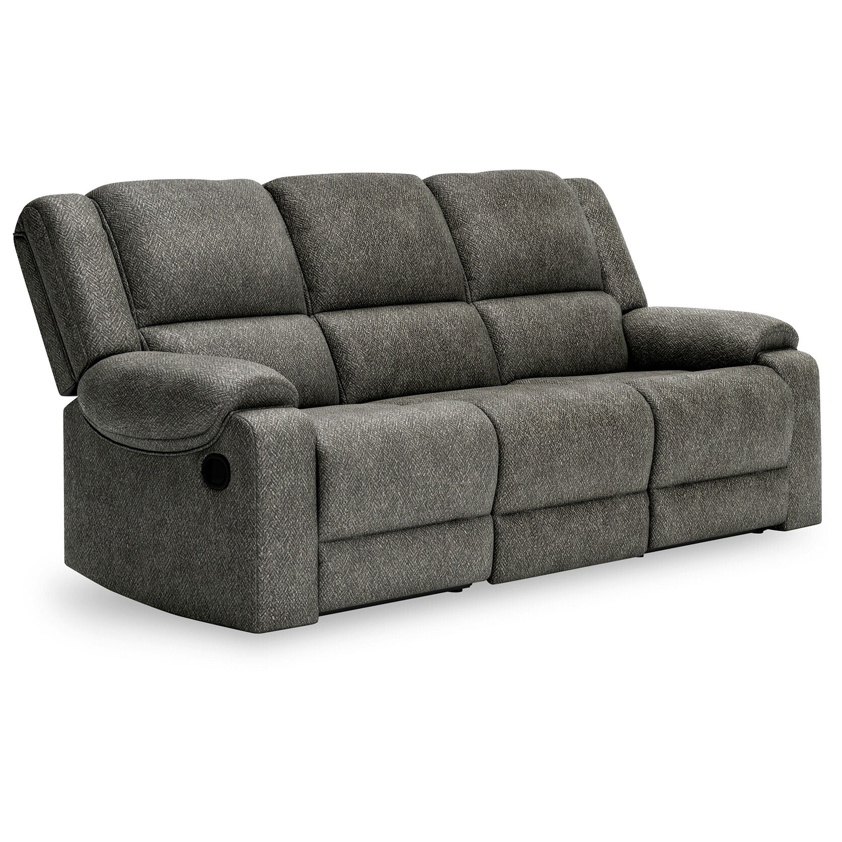 Ashley Furniture | Benlocke 3 Piece Reclining Sofa | Flannel