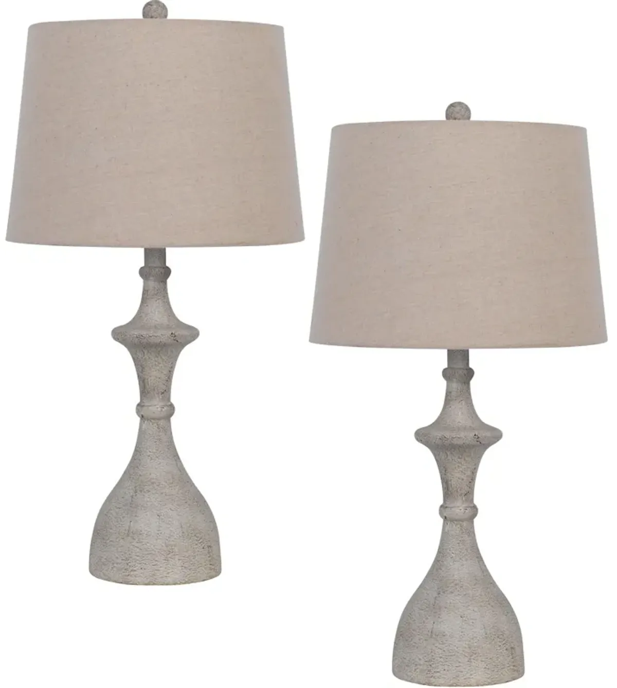 | Acoma Set of 2 Table Lamps | Whitewash