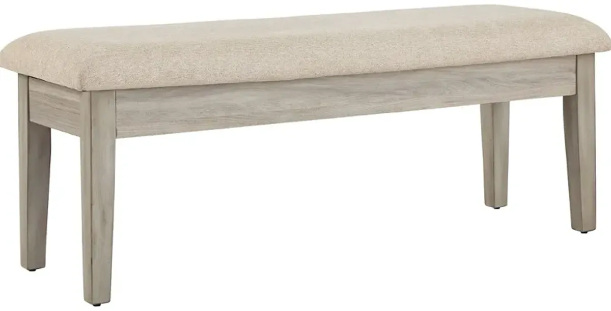 Ashley Furniture | Parellen 48" Bench | Beige/Gray