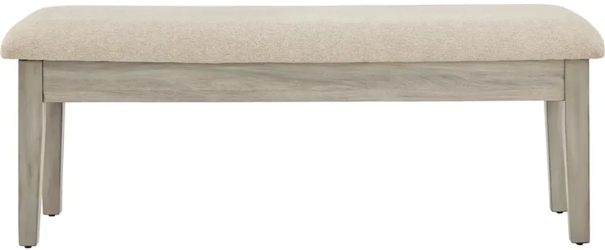 Ashley Furniture | Parellen 48" Bench | Beige/Gray