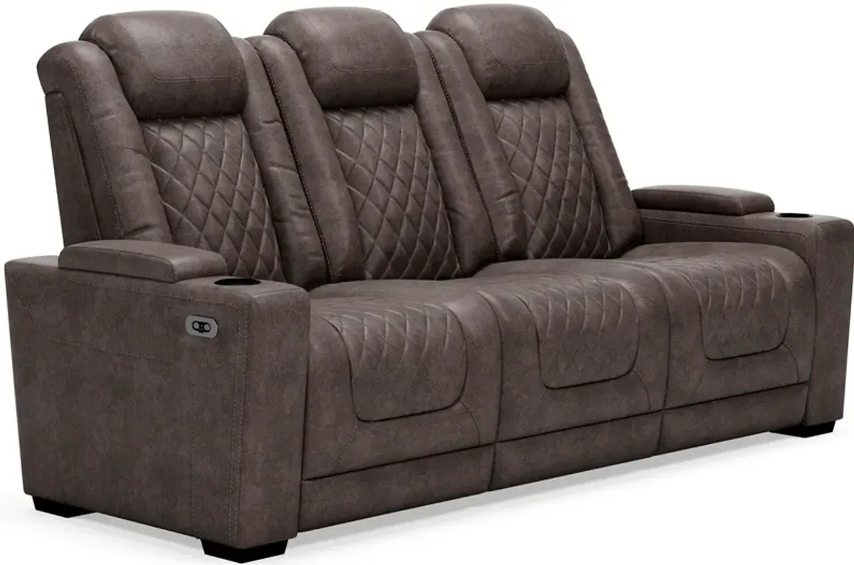 | HyllMont Power Reclining Sofa | Gray