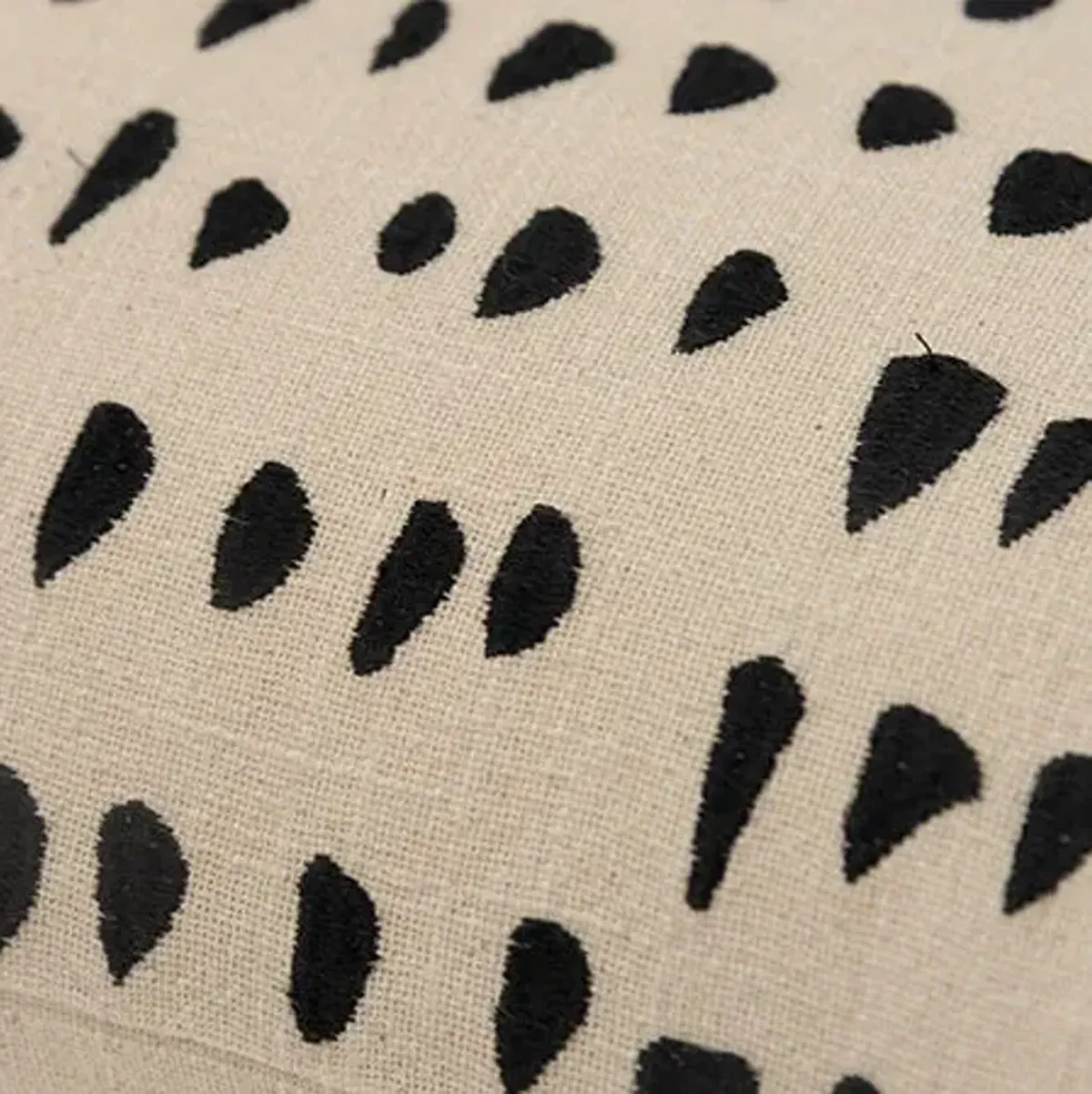 Rizzy Home Ink Dot Down Filled Pillow