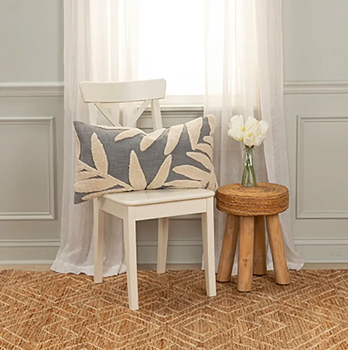 Rizzy Home Rebecca Down Filled Lumbar Pillow