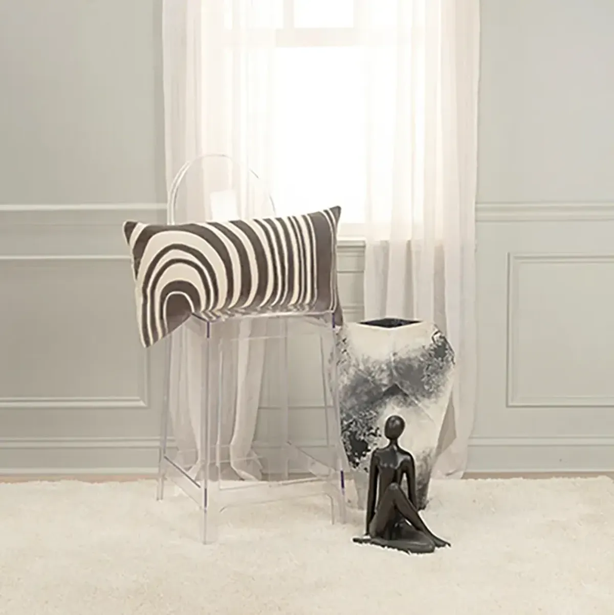 Rizzy Home Carnaby Down Filled Lumbar Pillow