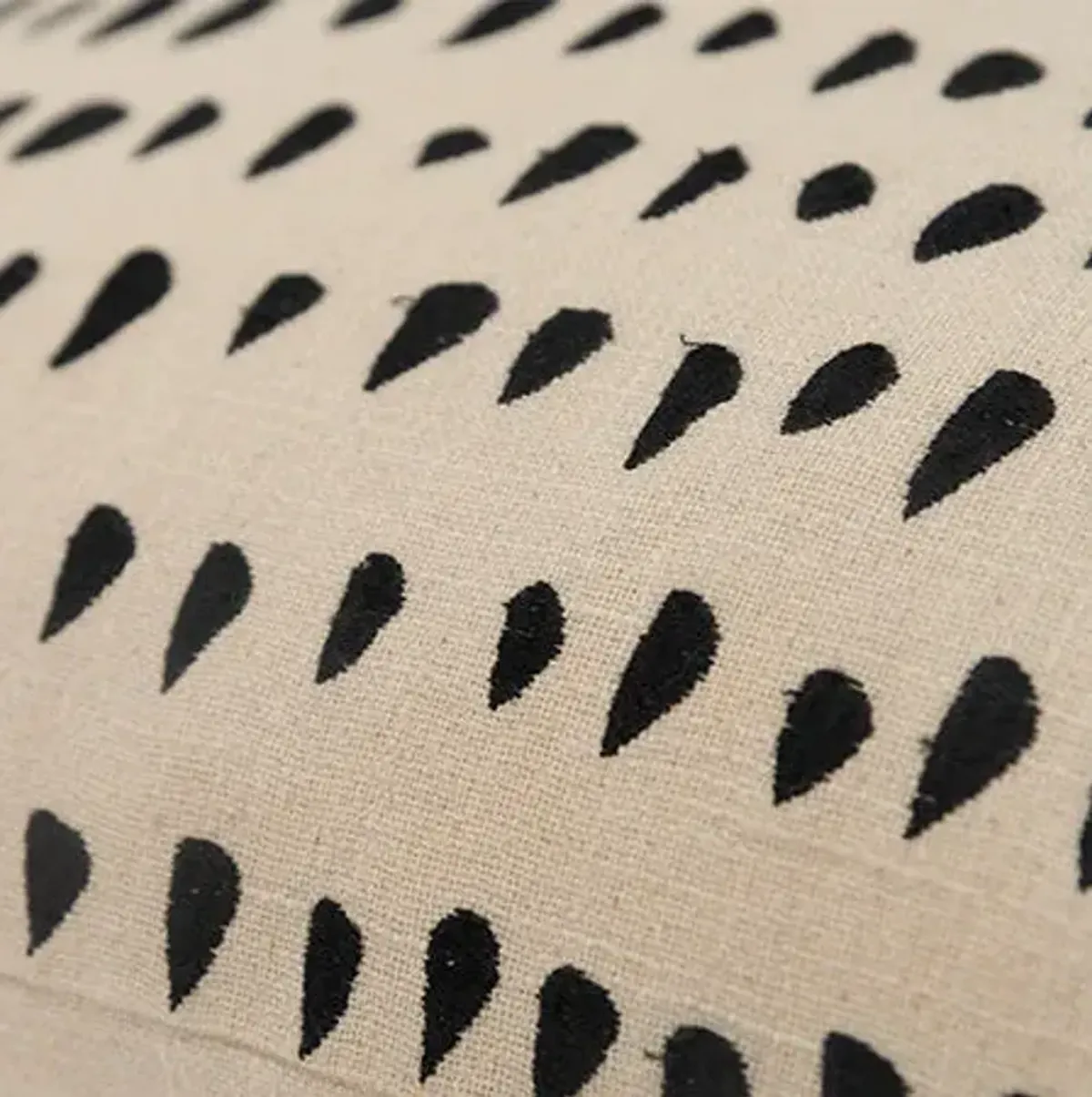 Rizzy Home Ink Dot Down Filled Pillow