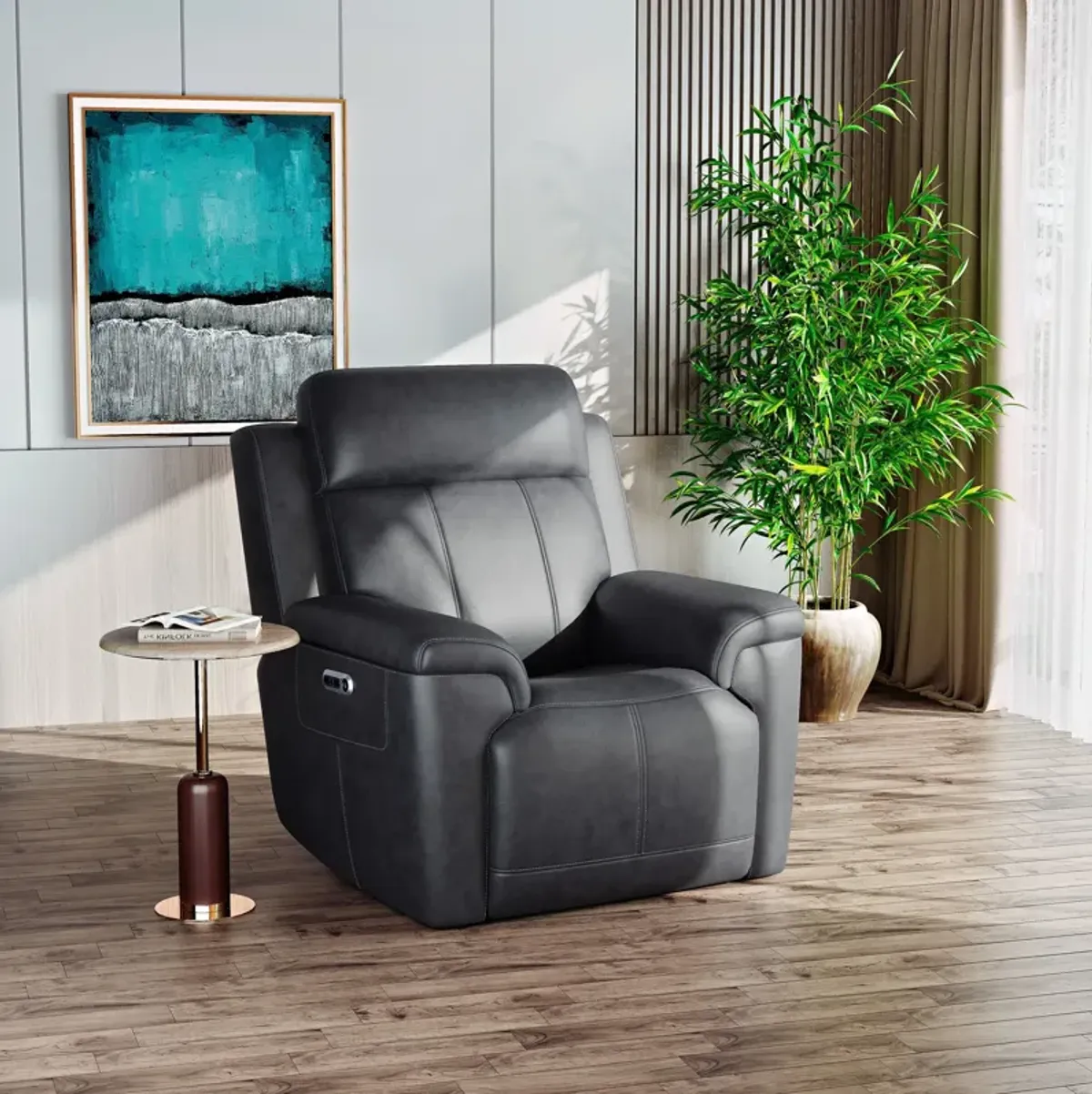 Amelia Power Recliner with Power Headrest and Lumbar