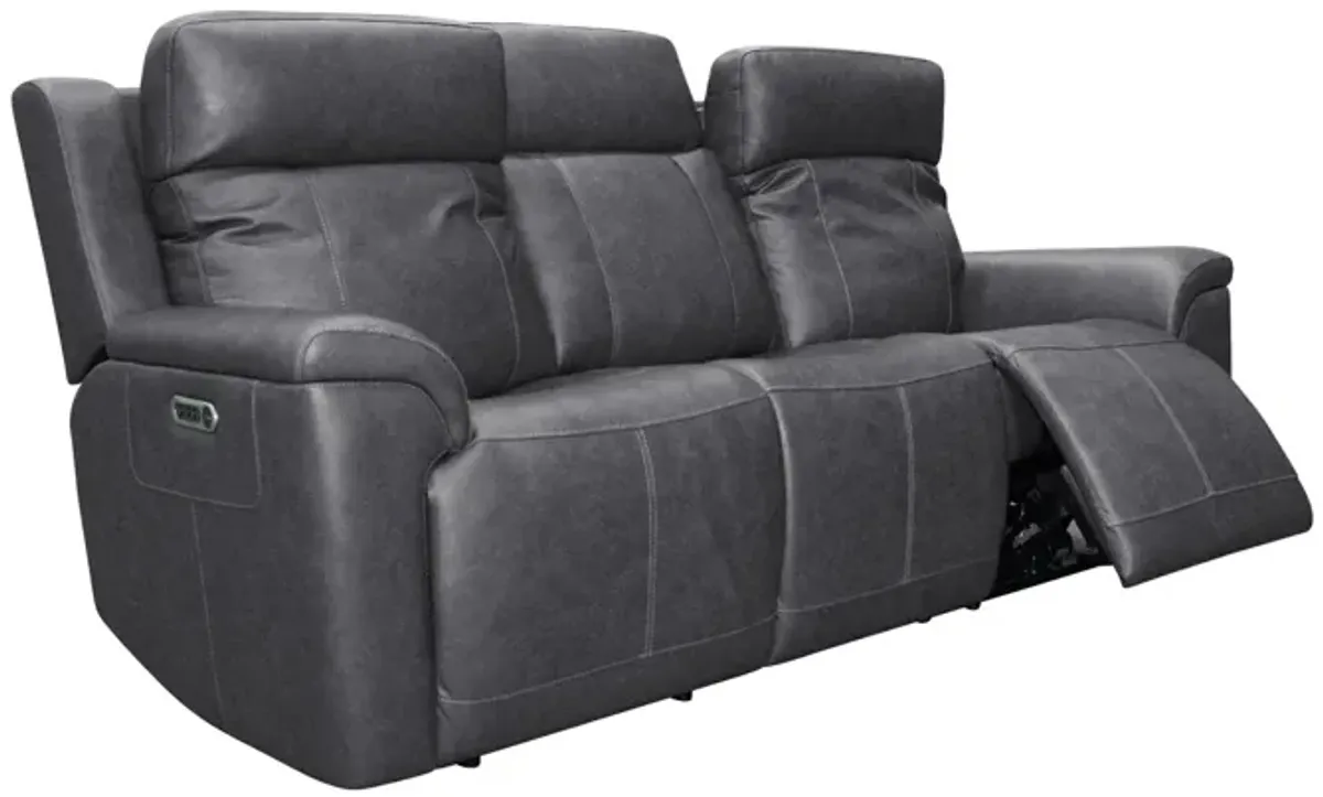 Amelia Power Reclining Console Sofa with Power Headrests and Lumbar